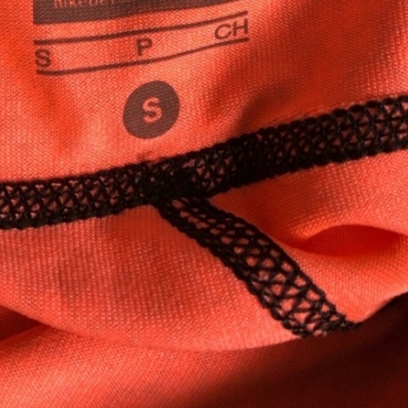 Nike Dri-fit Relay Crop Running Patterend Leggings Nein Pink sz small - Picture 4 of 4